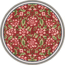 Wild Rose Red Floral Rug