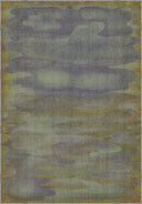 Alfombra moderna amarilla Misty Desert