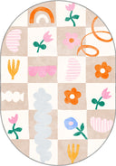 Floral Dreams Kids Room Rug