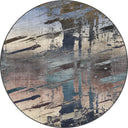 Abstract Canvas Multicolor Modern Rug