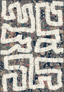 Alfombra moderna crema Path