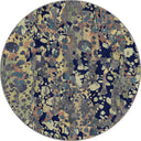 Alfombra moderna amarilla Lichen