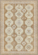 Alfombra clásica con borde Dusty Saffron