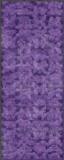 Alfombra moderna morada de estampado animal Monark