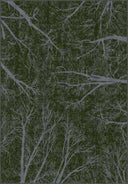 Alfombra moderna verde Night Sky Dome
