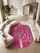Berber Dream Pink Modern Rug