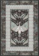 Alfombra de estampado animal gris antracita Stork