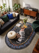 Alfombra de estampado animal Hoopoe Bird