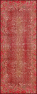 Alfombra moderna roja Spring Distressed