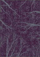 Alfombra moderna morada Night Sky Dome