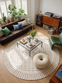 Alfombra moderna crema Pattern