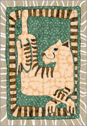 Alfombra de estampado animal Bengal Tiger