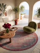 Misty Desert Rosewood Modern Rug