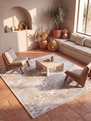 Alfombra moderna crema Desert Breeze