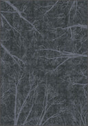 Alfombra moderna antracita Night Sky Dome