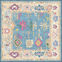 Cyan Blue Classic Rug