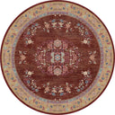 Alfombra clásica con borde Oriental Lotus