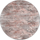 Alfombra abstracta rosa Serap
