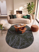 Alfombra moderna verde Night Sky Dome