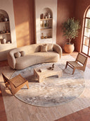 Alfombra moderna crema Desert Breeze