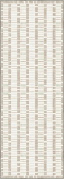 Alfombra moderna crema Wicker