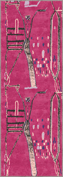 Berber Dream Pink Modern Rug