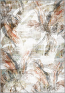 Alfombra floral beige Lily Dream