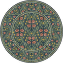 Alfombra floral verde Royal Garden