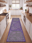 Misty Desert Purple Modern Rug