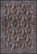 Alfombra bohemia Indigo Ivy