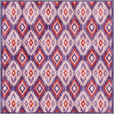 Alfombra Kilim Rosa Ikat