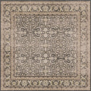 Palace Garden Gray Classic Bordered Rug