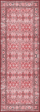 Memoir Fuchsia Classic Bordered Rug