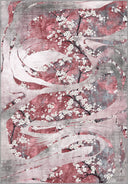 Alfombra floral rosa Cherry Blossom Dance