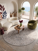 Alfombra vintage gris Classic Trace