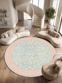 Alfombra moderna con borde Minimal Maximalism
