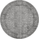 Alfombra clásica gris con borde Tale