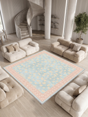 Alfombra moderna con borde Minimal Maximalism