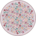 Stroll in the Meadow Pink Kids Room Rug