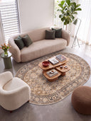 Memoir Yellow Classic Bordered Rug