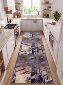 Alfombra moderna multicolor Abstract Canvas