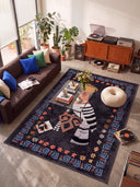 Alfombra de estampado animal Hoopoe Bird