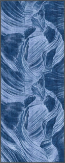 Layers Blue Modern Rug