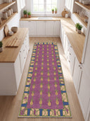 Alfombra floral rosa Talisman