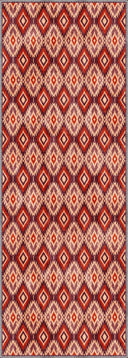 Alfombra Kilim Ikat Terracota