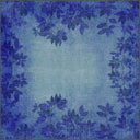 Alfombra moderna azul cobalto Spring