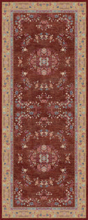 Alfombra clásica con borde Oriental Lotus