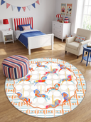 Alfombra Colorful Horses para habitación infantil