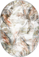 Alfombra floral beige Lily Dream