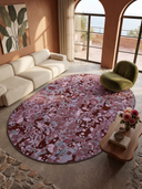 Alfombra moderna fucsia Lichen